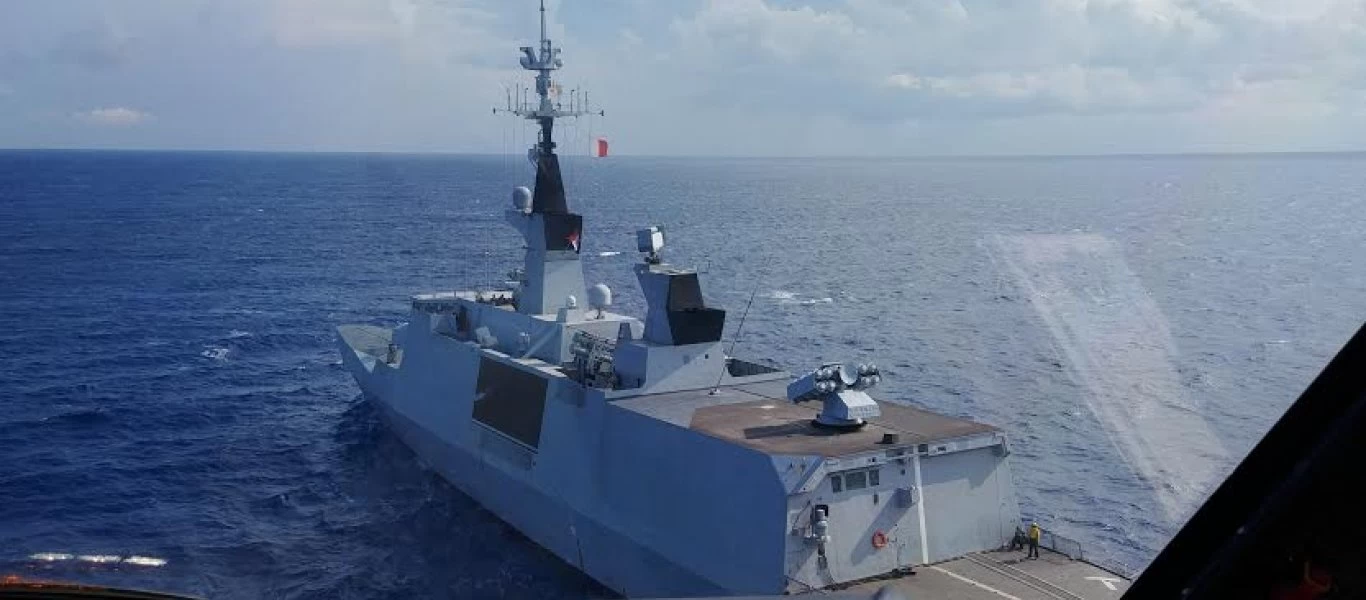 Κοινή άσκηση Κύπρου-Γαλλίας στην αν.Μεσόγειο - Έδωσε το «παρών» η φρεγάτα «LA FAYETTE» (φώτο)